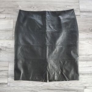 Reitmans Faux Leather Skirt size 17
